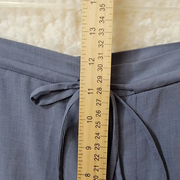 Banana Republic Casual Pants‎ Womens 10 Gray 28X32 High rise Wide Leg Pockets - Picture 9 of 9
